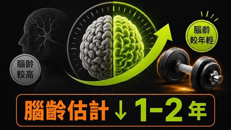 醫師王思恒表示，長者重訓，不只練肌肉，連大腦都變年輕。(圖／取自「一分鐘健身教室」)