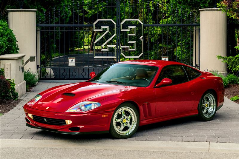 喬丹曾擁有過的Ferrari 550 Maranello即將拍賣。(圖/翻攝JOOPITER網站)