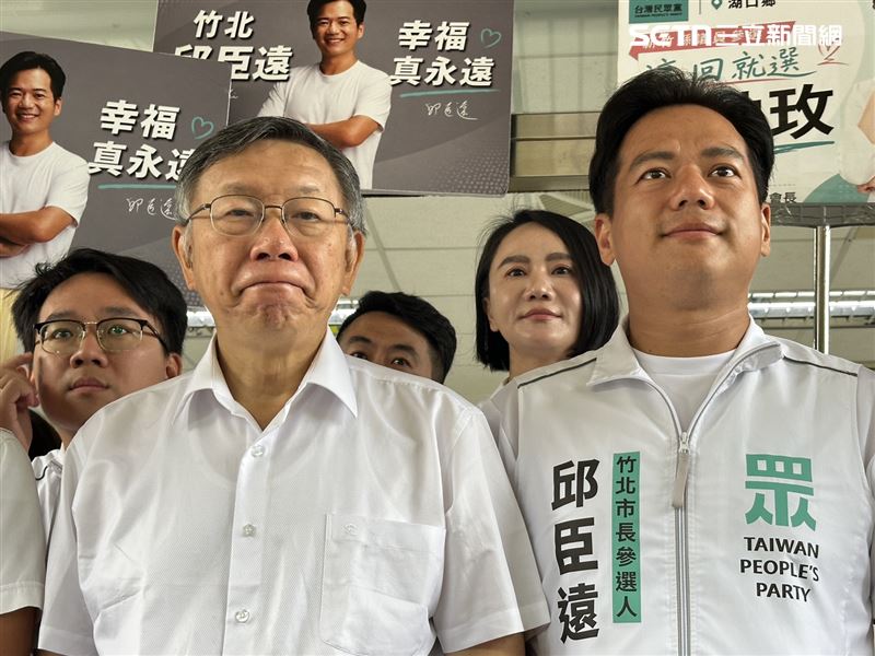 柯文哲表示自己不會找鄭麗文談竹北整合問題。(圖/記者羅欣怡攝影)