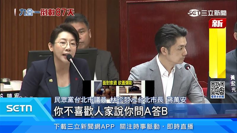 藍白選戰攻防升溫,民眾黨議員在議會猛攻蔣萬安問A答B,火藥味十足