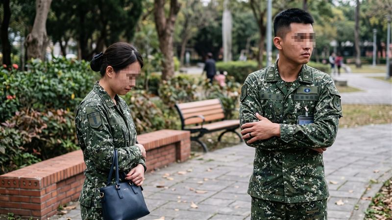 屏東職軍跟女同袍結婚並生子,妻子2年前突然提離婚,未料,又懷孕產女;前夫意外發現,女方在婚姻關係存續期間出軌他人懷孕。(示意圖/AI製圖)