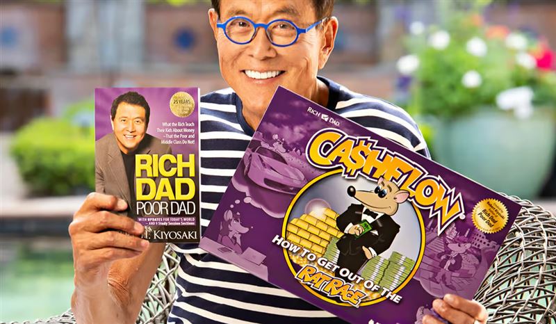 理財暢銷書《富爸爸·窮爸爸》作者羅伯特·清崎日前自爆背負12億美元鉅債。(圖/翻攝自「https://richdad.com/」網站)