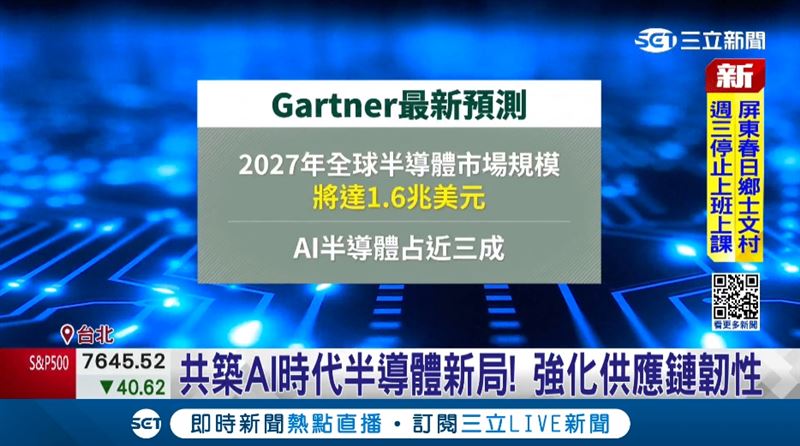 晶鏈高峰論壇38國菁英齊聚 共築AI時代半導體新局 強化供應鏈軔性。(圖/截自影片)