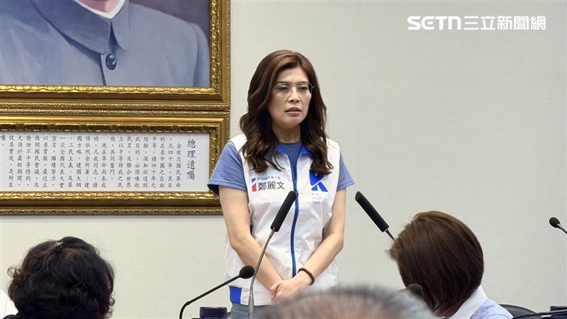 國民黨主席鄭麗文中常會談話(圖/記者陳思妤攝影)