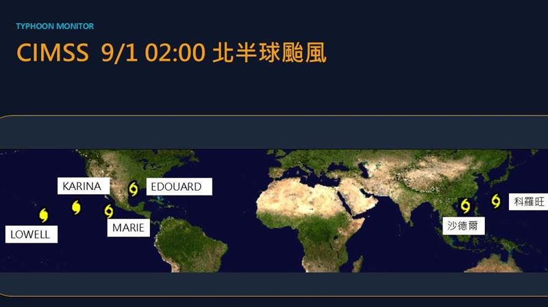 罕六颱共舞！沙德爾進逼台海「登陸地曝」