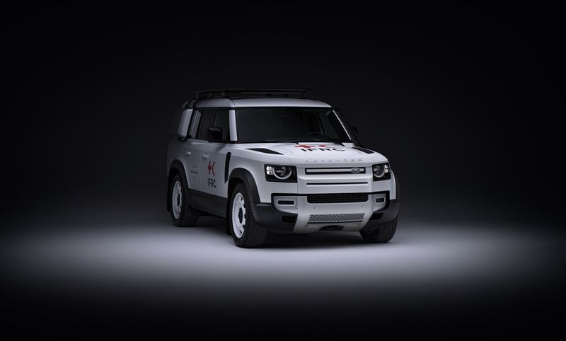 以Defender打造的NGO專用車。(圖/JLR提供)