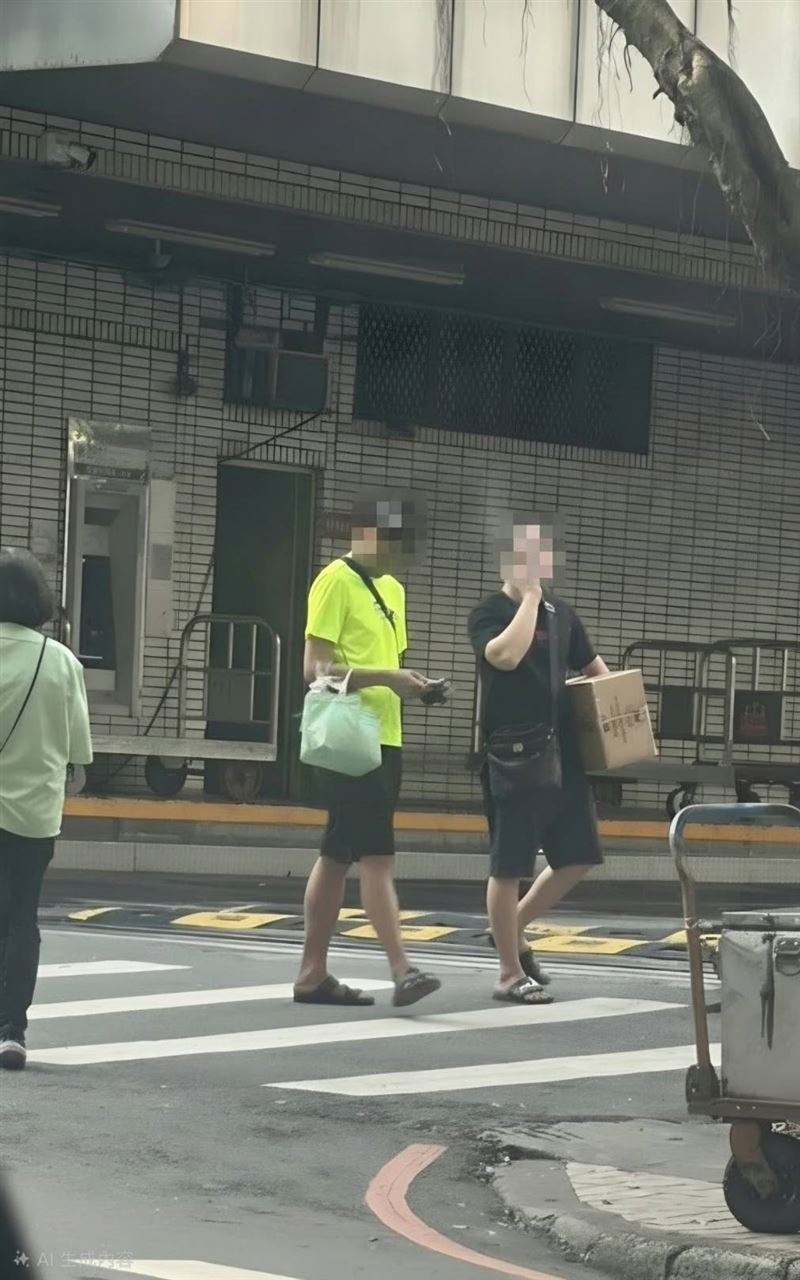 警方於今年5月6日趁蔡嫌於郵局領完包裹,準備交付時一口氣逮3人。(圖/翻攝畫面)
