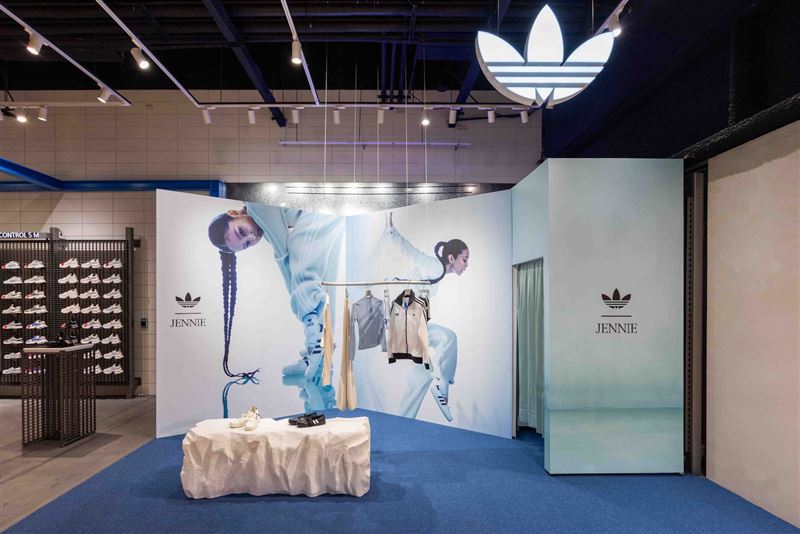 adidas信義品牌概念店限定空間。(圖/品牌業者提供)