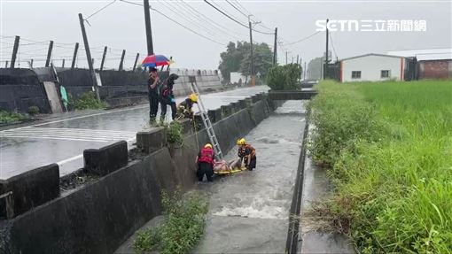 重慶路大排溺水意外　台東勇消衝下游救人