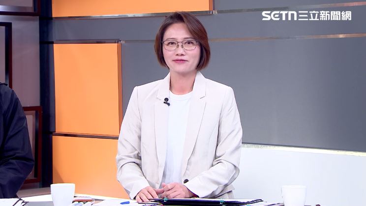 民進黨台北市議員林延鳳說蔣萬安兒子赴美爭議。(圖/前進新台灣)