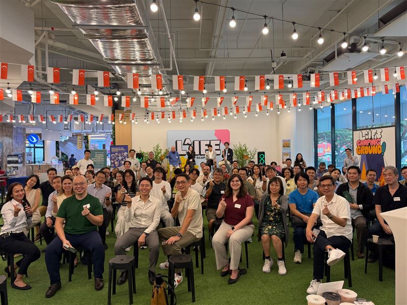 好食好事於「AgriFood Tech Singapore Meetup」活動中分享,台灣食農新創生態圈之產業現況發展