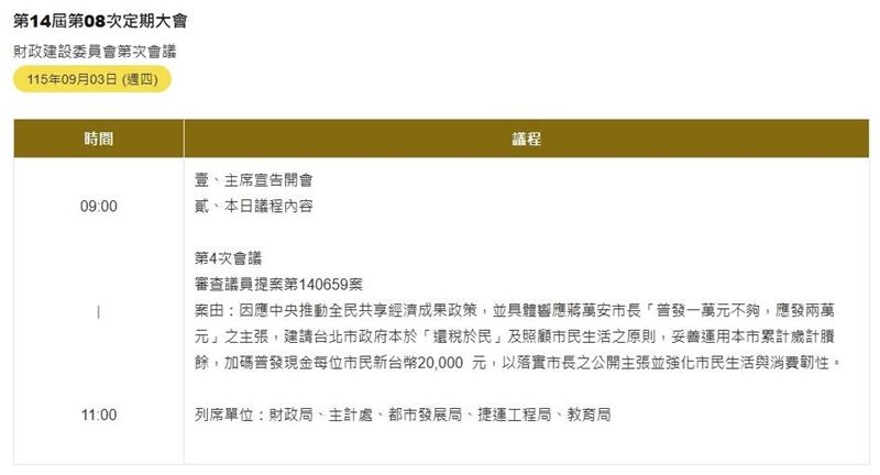 議員洪健益預告:「普發2萬」 明進財建委員會實質審查。(圖/洪健益議員提供)