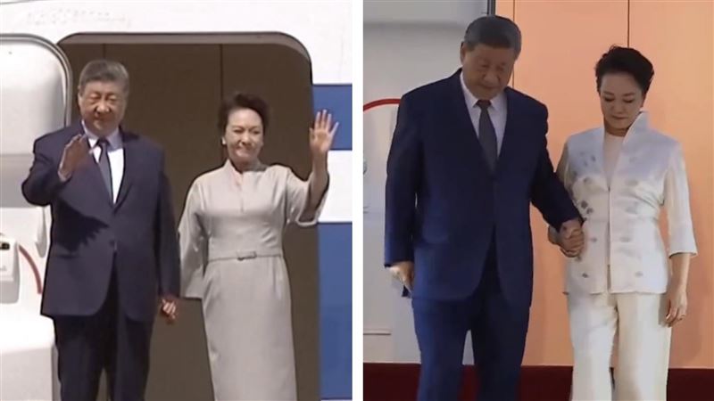 習近平出事？身體僵硬緊抓彭麗媛畫面曝光