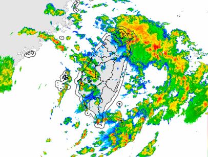 大雷雨轟宜蘭縣、新北市。(圖/取自中央氣象署)