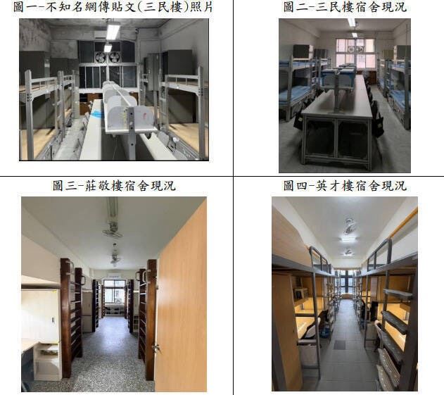 有學生酸警專「三民樓」的宿舍破舊像監獄,校方做出回應。(圖/翻攝畫面)