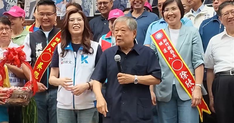 新竹縣前縣長范振宗今(3日)轟鄭麗文。(圖/翻攝畫面)