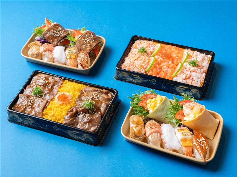 爭鮮gogo同步上市「海陸對決」系列新品,鮮甜海味、炙香和牛兩大人氣食材同時登場。(圖/品牌業者提供)