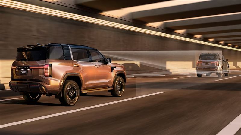 三菱Pajero擁有完整的駕駛輔助系統。(圖/翻攝Mitsubishi網站)