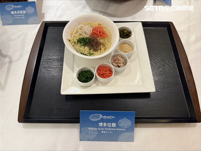 道地的博多拉麵也吃得到。(圖/記者李育道攝影)
