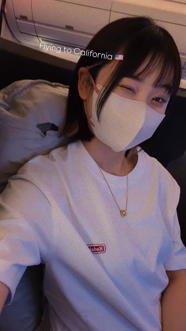 愛莉莎莎近日飛美國。(圖/翻攝自IG @goodalicia)