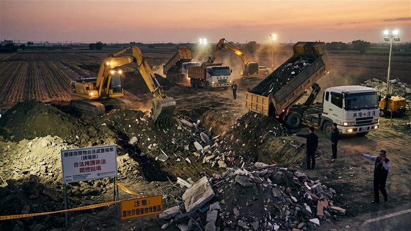機場廢土爛砸農地！爽撈6千萬下場曝
