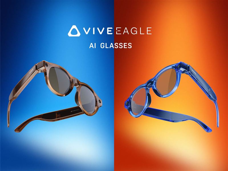 VIVE Eagle圓框款。(圖/宏達電提供)