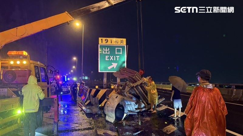 國道3號南下191公里處,彰化和美路段日前發生死亡車禍。(圖/翻攝畫面)