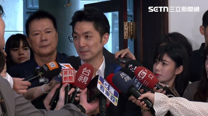 蔣萬安表示,會委託人去登記參選,也會勾選辯論(圖/翻攝畫面)