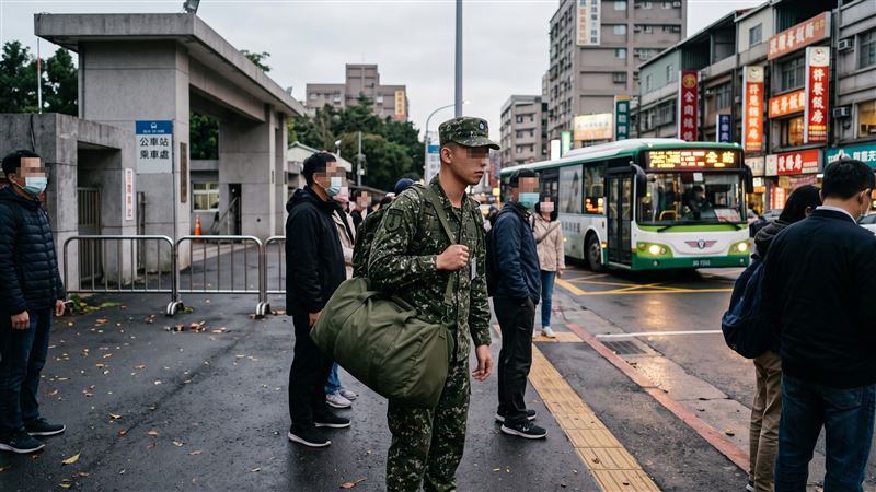 男子在陸軍「堅實部隊」服役前，涉犯多起詐欺案，被法院判刑或審理中，他入伍服役後，擔心收到入監通知，竟趁休假逃兵。（示意圖／ＡＩ製圖）