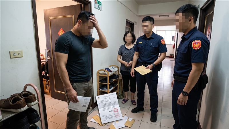 後備軍人搬遷未申報居住地,導致教育召集令無法送達觸法,審理期間,被通緝3次才到庭。(示意圖/AI製圖)