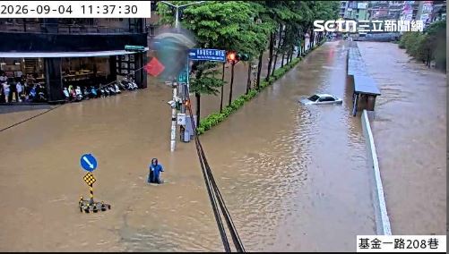 獨家／北海岸暴雨！萬里3小時狂降150毫米