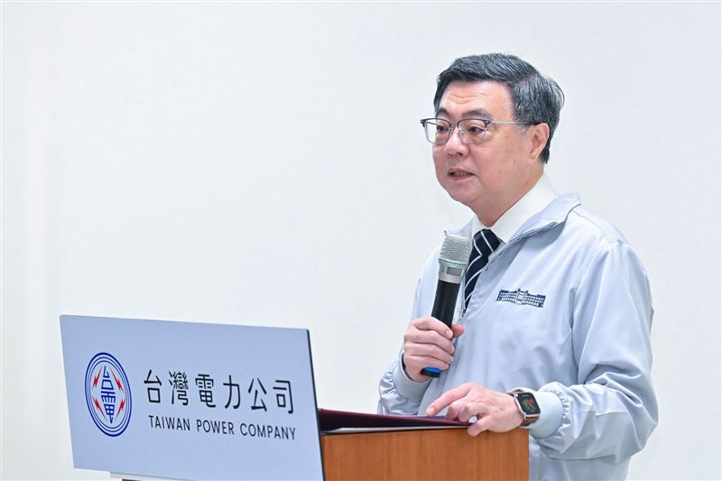 行政院長卓榮泰視察台中火力發電廠(圖/行政院提供)