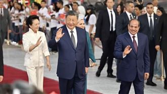 習近平訪埃及　看板竟寫歡迎中華民國總統