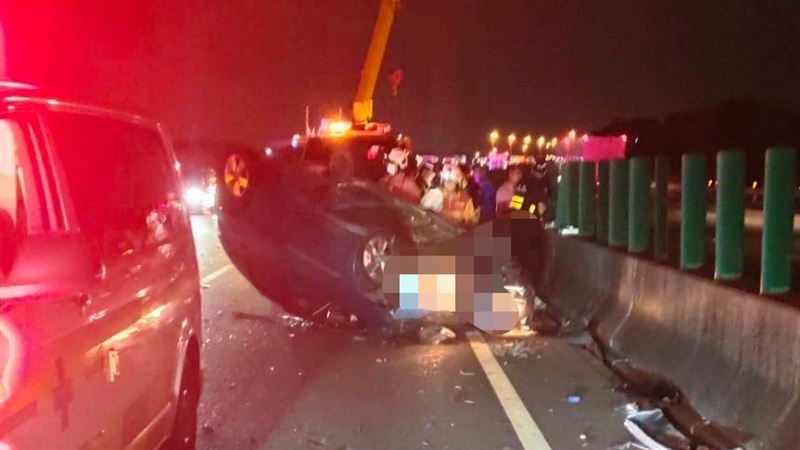 國道4車連環撞「102歲人瑞」經歷驚險事故