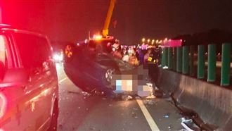 國道4車連環撞「102歲人瑞」經歷驚險事故