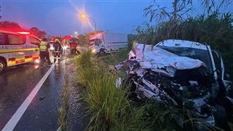 嬤載3歲孫找爸爸！遭貨車對撞祖孫雙亡