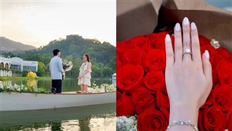 王菲曬鑽戒證實要嫁了　湖畔求婚場面被拍