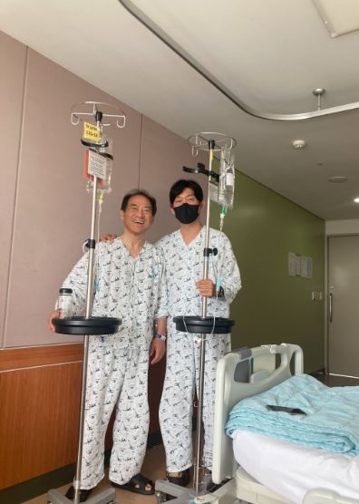 李韓日父子倆的手術相當順利。(圖/翻攝自IG)