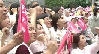 2萬人冒雨相挺！蘇巧慧大進場走10分鐘