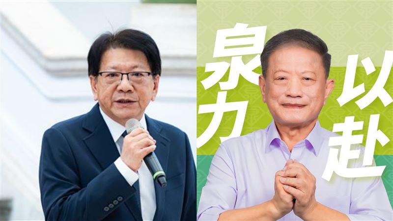 總統府秘書長潘孟安與胞兄潘芳泉共同認購慢慢恆春庇護工場的300盒中秋禮盒。（組合圖／潘芳泉臉書、資料照）