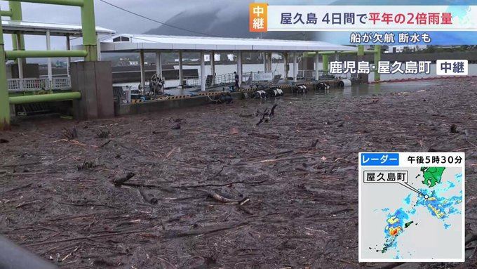 鹿兒島24小時雨量破紀錄　發土石災害警報