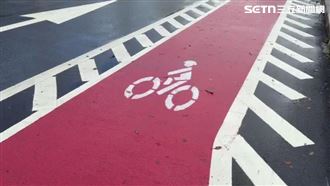 獨／士林設保護型單車道　標線色花眾看嘸