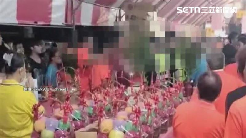 大士爺文化祭尾聲 不滿「被移供品」開打