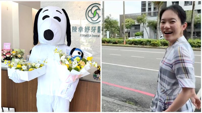 陳幸妤上班見「牠」露甜笑 網:變大麥町