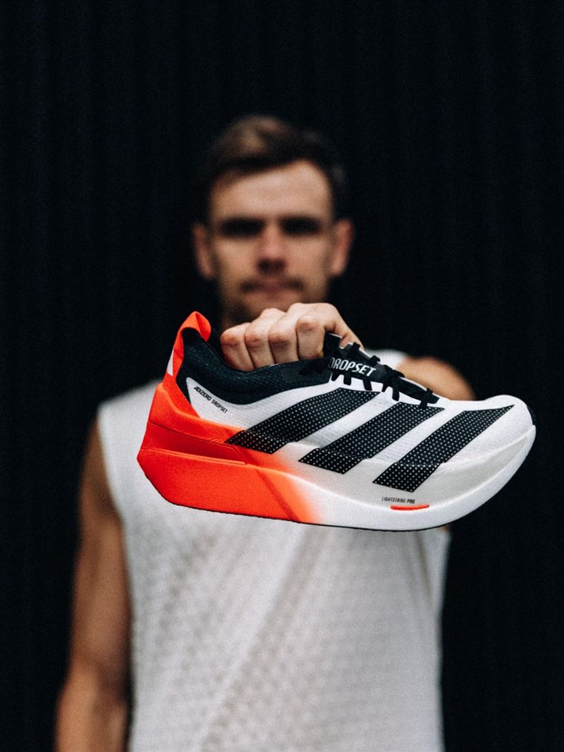 adidas ADIZERO DROPSET ELITE為攜手HYROX世界冠軍Tim Wenisch等多位頂尖混合運動員共同研發與測試。（圖／品牌業者提供）