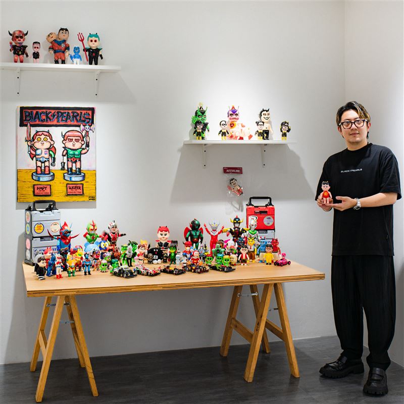 BLACK PEARLS設計師Josh Wang親自來台。(圖/主辦單位提供)