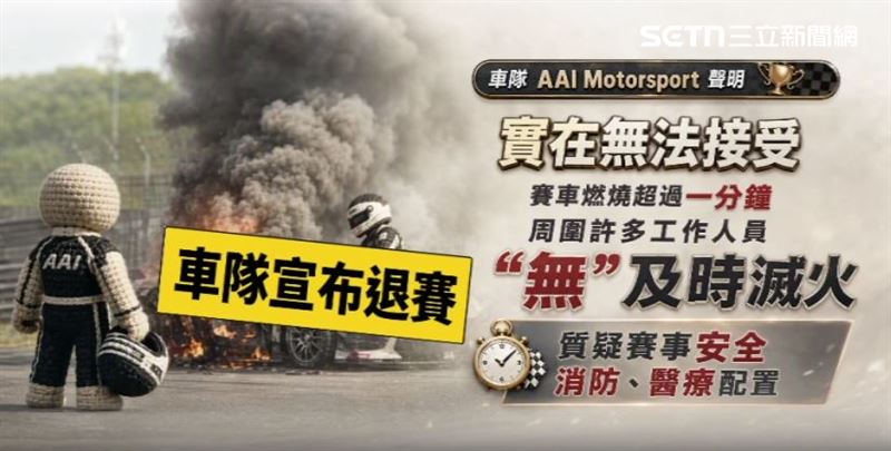 車隊發文質疑賽事安全,宣布即刻退出 Gina GT賽事
