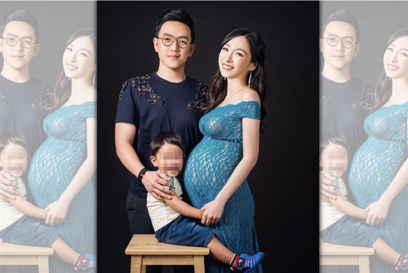 張宇與劉彥谷婚後曾拍攝孕照全家福,當時「一家四口」對外展現幸福模樣。(翻攝自張宇臉書)