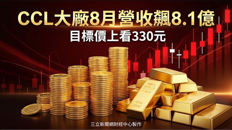 這CCL大廠8月營收飆8.1億　目標價至330元