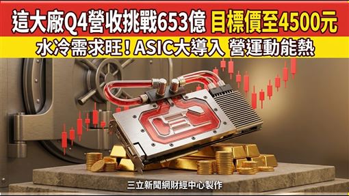 這大廠Q4營收挑戰653億　目標價至4500元